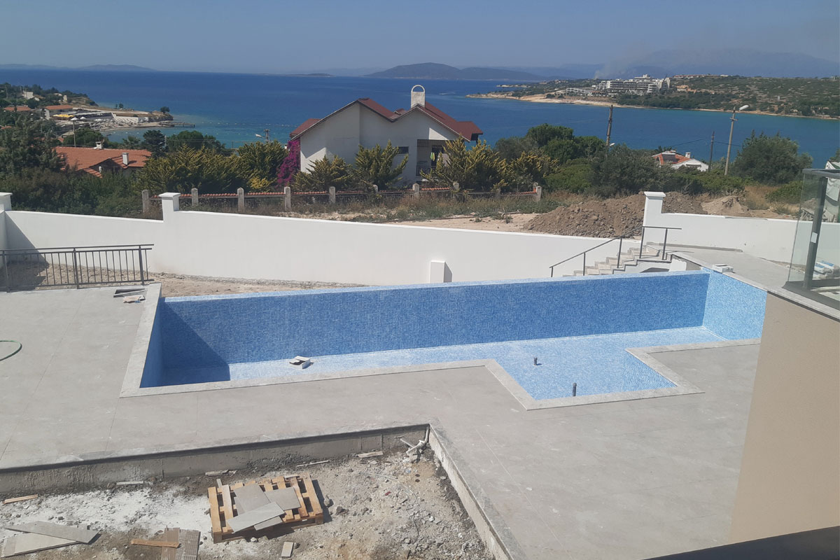 Sakızlıkoy Villa Projesi – Havuz Yalıtım Uygulamaları