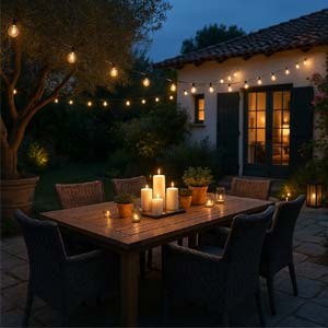 Garden and Terrace Lighting Ideas for Summer Evenings